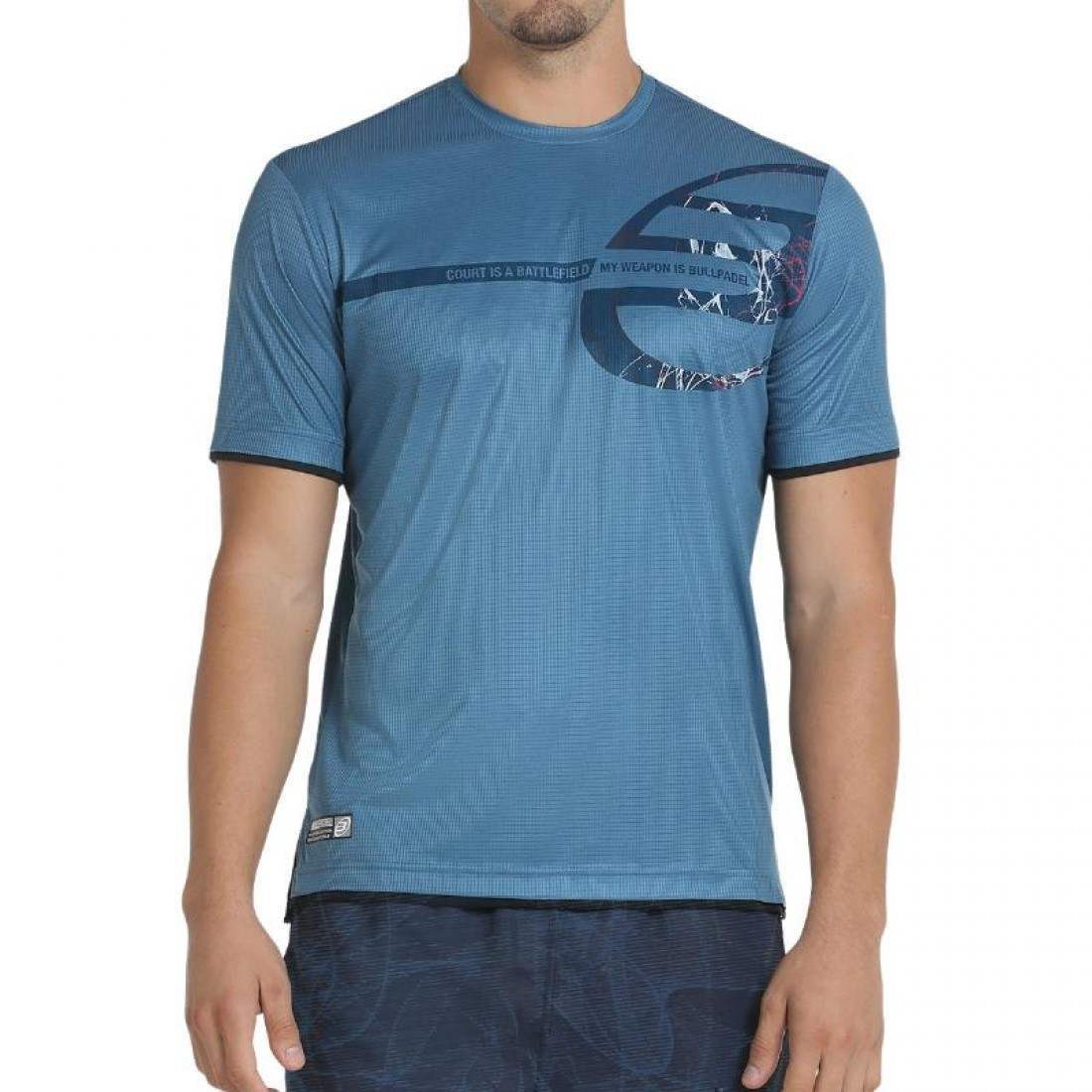 Bullpadel T-shirt Coci Shadow Blue