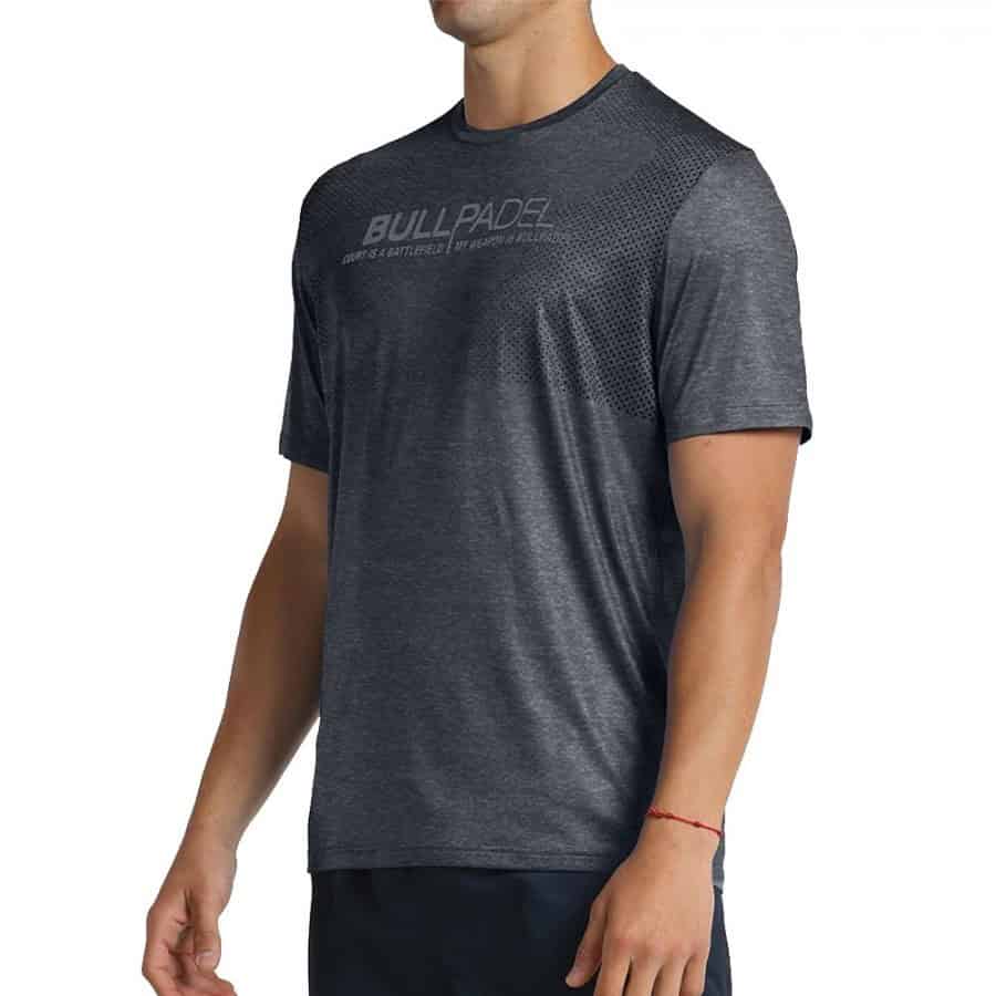 Bullpadel Leteo Black Melange T-shirt