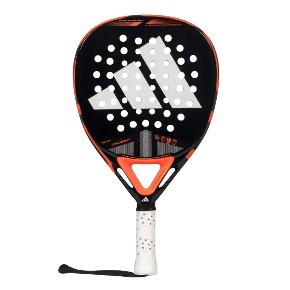 Adidas Cross It Team Padel Racket - Black/Orange (2025)