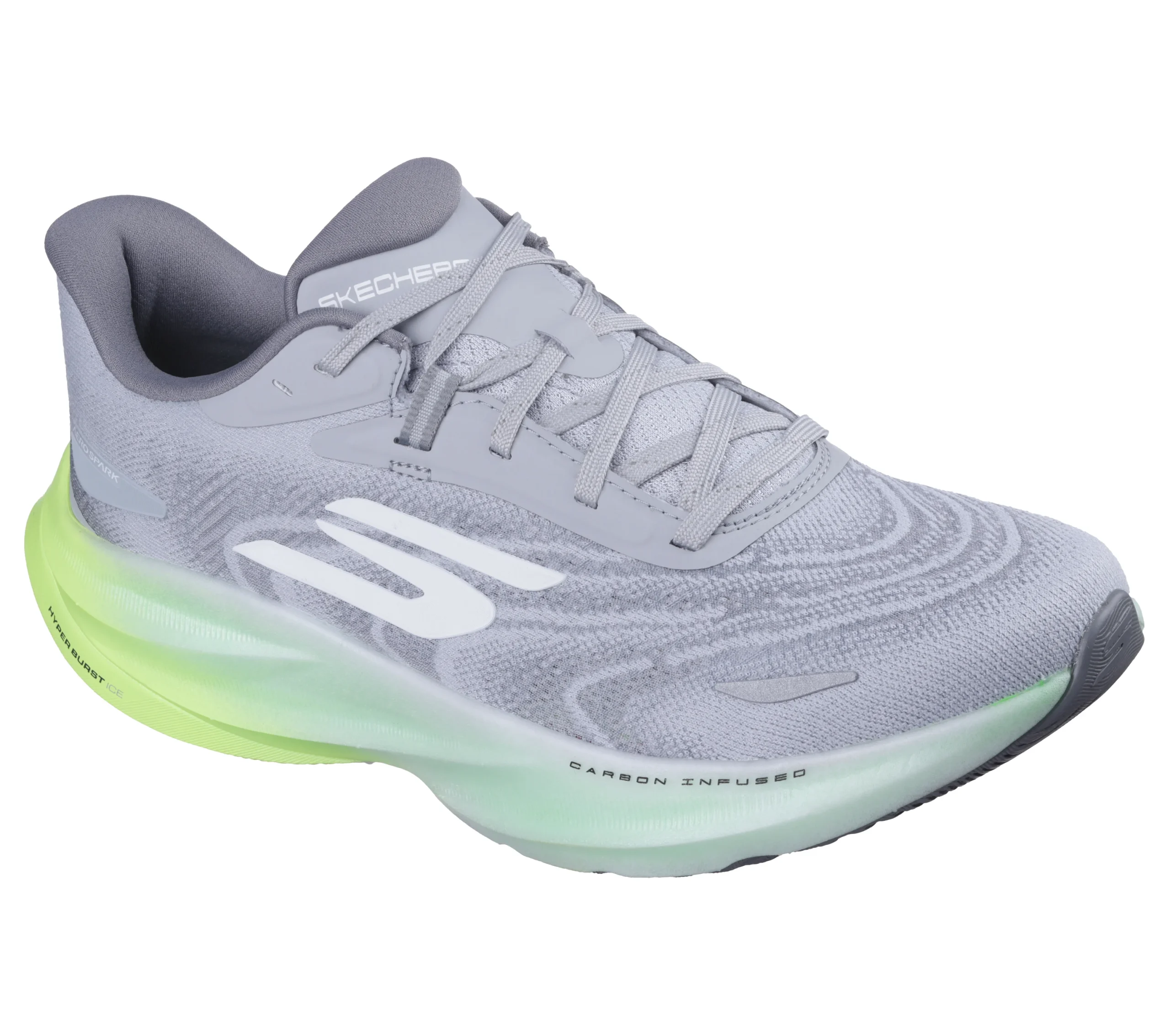 SKECHERS AERO SPARK (GRAY/LIME)