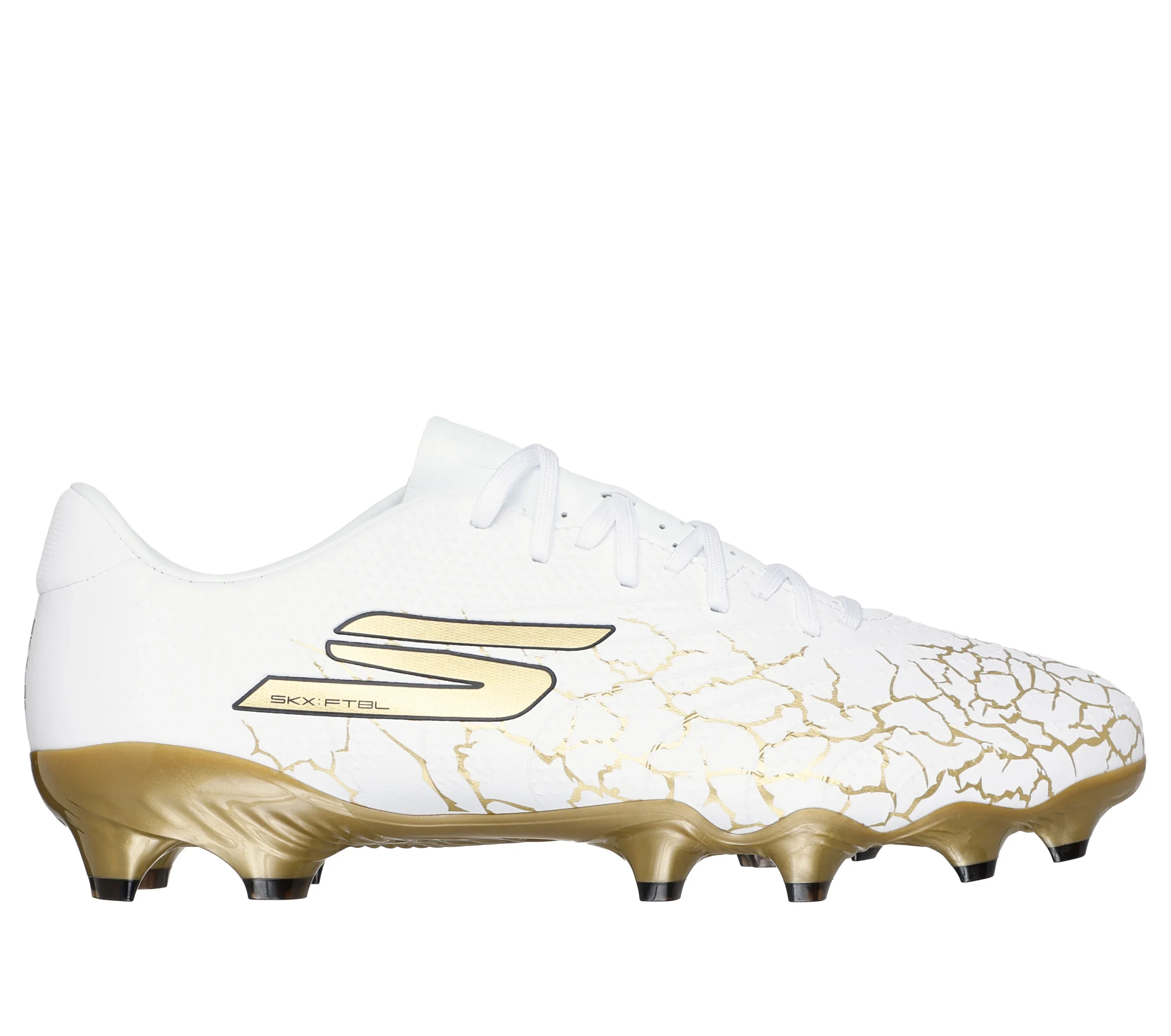 SKECHERS SKX_ 1.5 ACADEMY FG (WHITE/BLACK/GOLD)