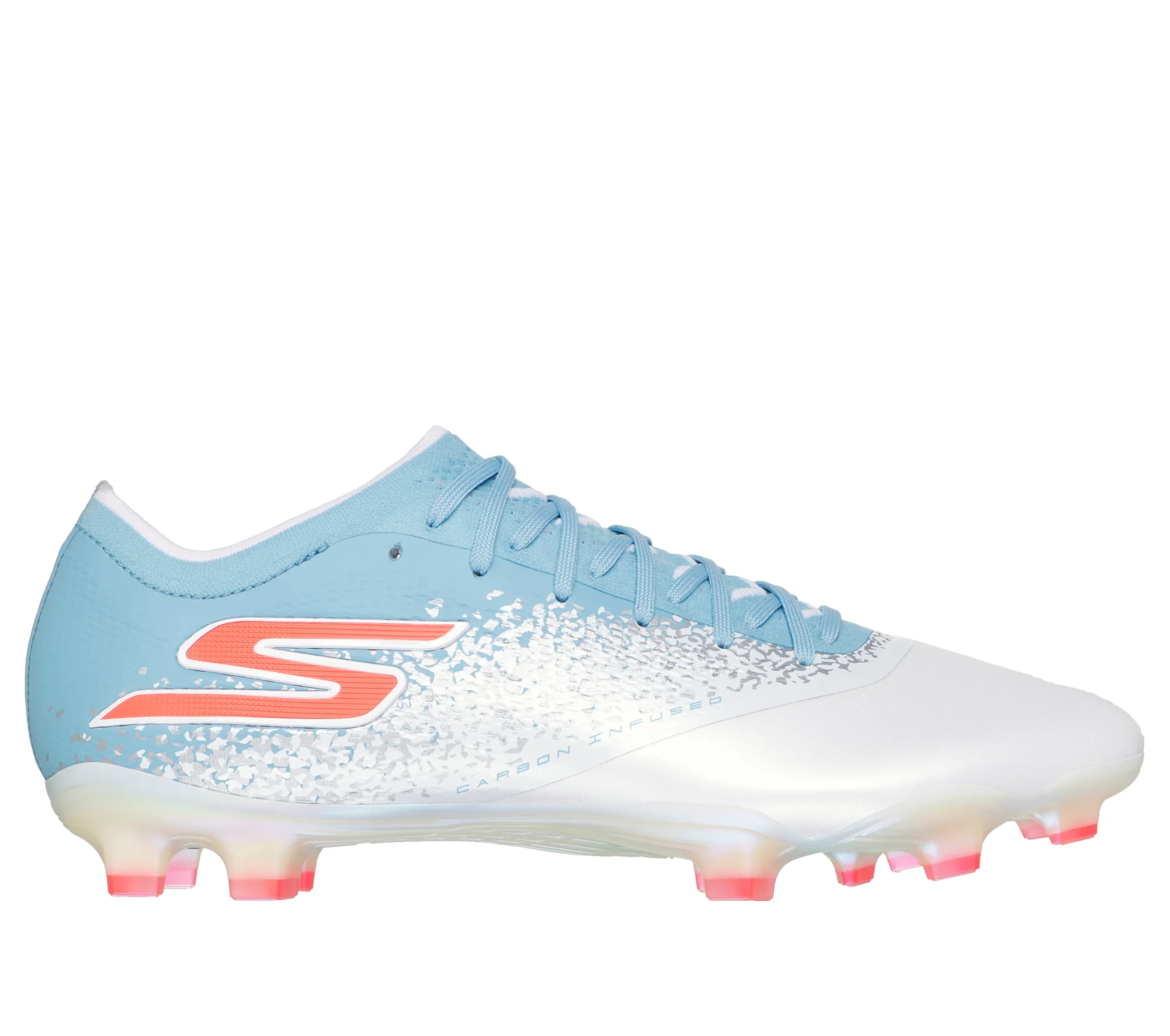 SKECHERS RAZOR 1.5 ELITE FG (WHITE/TURQUOISE/PINK)
